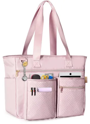 Produktbild von Lehrertasche - Gepolsterte Hülle für 15,6 Zoll Laptop - Geräumiger Organizer - 6 Fächer - Praktisches Design - Gepolsterter Schutz - Laptoptasche