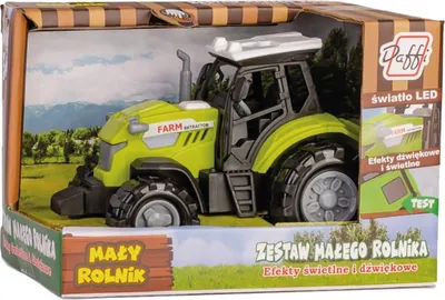 Image de Modèle réduit de petit agriculteur, tracteur avec effets sonores et lumineux