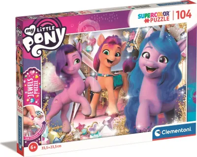 Produktbild von Clementoni My little Pony - Kinder Jewels-Puzzle 104 Teile 20345