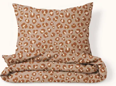 Produktbild von Petite Amélie Bettwäsche-Set – 140x200 cm – Flanell  – Leopard