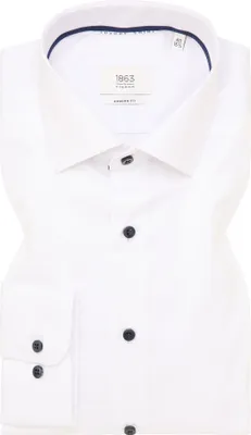 Produktbild von Eterna - Modern Fit - Bügelfreies Herren Langarm Hemd, (8005 X669), Größe:43, Farbe:Weiß (00)