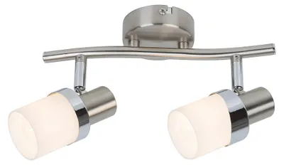 Produktbild von Rabalux 5632 Deckenstrahler 2 Spots Finian, E14, silber, Standard