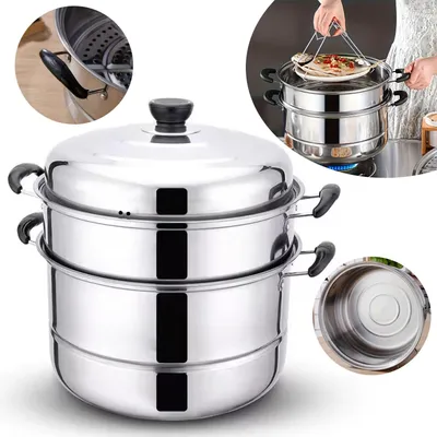 Produktbild von Dampfgarer, Dampfgarer zum Kochen, Alle Herdarten inkl. Induktion, Glasdeckel, Gesundes Garen