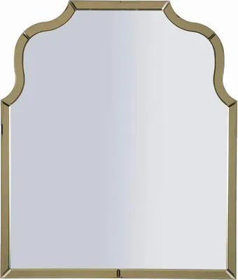 Immagine prodotto di FURNLUX Specchio da parete Ankara Gold 85cm / Colore principale: Oro / Dimensioni: 85 x 100 x 1 cm