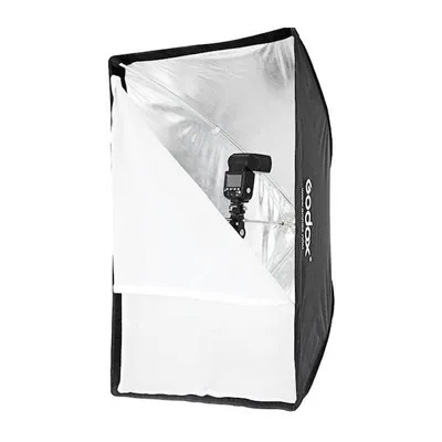 Immagine prodotto di Godox SB-GUBW6060 Softbox 60x60cm con griglia - pieghevole, interno argento