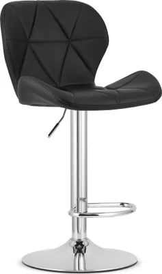 Produktbild von WEST Hocker - schwarzes  / Chrombasis x 2