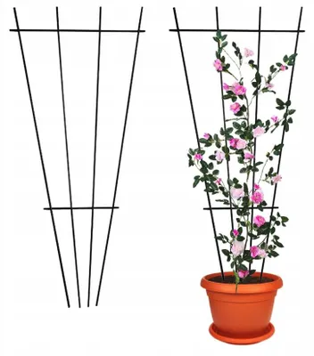 Zdjęcie produktu dla Pergola metal PERGOLA OGRODOWA METALOWA PODPORA DO ROŚLIN KRATKA 40 CM