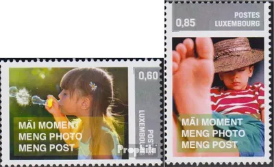 Produktbild von Briefmarken Luxemburg 2011 Mi 1912-1913 (kompl.Ausg.) postfrisch Grußmarken