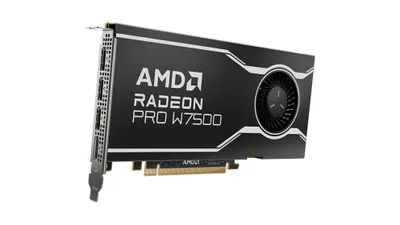 Produktbild von AMD Radeon Pro W7500, Radeon Pro W7500, 8 GB, GDDR6, 128 Bit, 7680 x 4320 Pixel, PCI Express x8 4.0