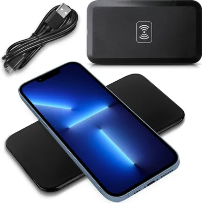 Produktbild von QI Wireless Schnell Ladegerät Apple iPhone 13 Pro Max Kabellos Induktives Laden