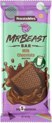 Produktbild von MrBeast Feastables Milk Chocolate (10 x 60g)