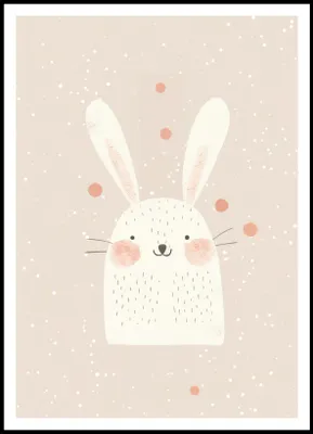 Image de Poster 70 x 100 cm Motifs pour enfants, filles et garçons - Lapin 3