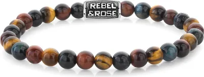 Produktbild von Rebel and Rose Stones Only RR-60115-V Herrenarmband, Armbandumfang:19cm