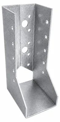 Zdjęcie produktu dla TORVON Balkenschuh, wewnętrzny wspornik belki, ocynkowany ogniowo, łącznik drewniany, 60x130x2 mm, 10 sztuk.