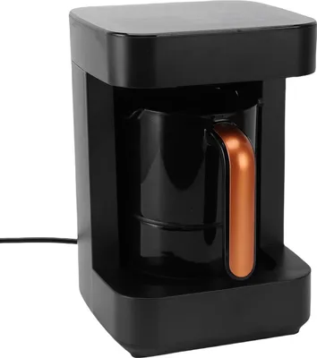 Türkische Kaffeemaschine Milchaufschäumer 11 Heizmodi Tragbare Heißgetränkemaschine Türkische Kaffeemaschine mit LCD Touchscreen für Zuhause EU Stecker