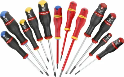 Produktbild von Facom Schraubendreher-Set 12-tlg u. 2 Halter
