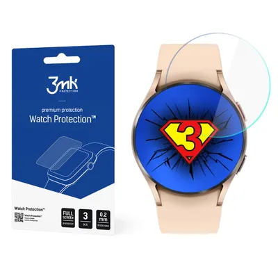 Produktbild von 3mk Display Hybridglas Watch Protection für Samsung Galaxy Watch 4 40mm 0,2mm (3 Stück)
