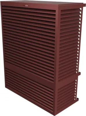 Produktbild von DECOCLIM Aluminium Schutzgehäuse RAL8012 Option XXL, Innenmaße: H 1700 x W 1310 x D 650-800