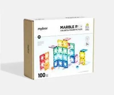Produktbild von MiDeer Farbige Magnetkugelbahn - 100 Teile