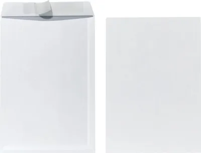 Produktbild von Herlitz Versandtasche DIN C4 ohne Fenster haftklebend weiß 25 Versandtaschen