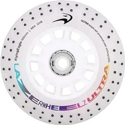 Obrázek produktu pro Flying Eagle Lazerwheelz Color Shifting Ultra Spark brusle na kolečkách stříbrné 100 mm/88A stříbrné 100 mm/88A