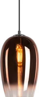 Immagine prodotto di SLV 1006400 PANTILO OVAL PD, luce a sospensione E27, lampada a sospensione, ottone