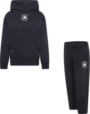 Immagine prodotto di Tuta da allenamento sostenibile Converse Kids, colore nero, taglia 4-5 anni, colore nero, taglia 4-5 anni