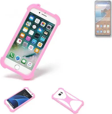 Produktbild von K-S-Trade Handy Hülle kompatibel mit Unihertz TickTock-E Schutz Hülle Bumper Silikon Schutz Hülle Cover Case Silikoncase Silikonbumper TPU Softcase