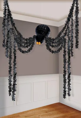 Obrázek produktu pro Amscan 670003-55, Halloween, papír, černý, 3600 mm, 1 kus(y)