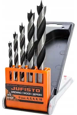 Produktbild von Jufisto Holzbohrer Set 5 Stück geschliffen