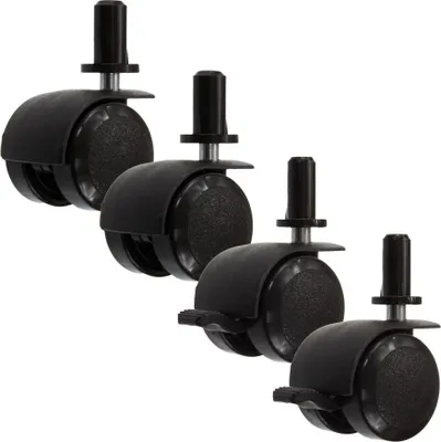Produktbild von Babybetträder - schwarz 4er Set