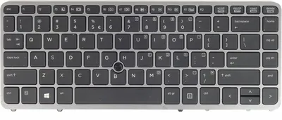 Produktbild von Tradebit - Tastatur für HP | Englisch US QWERTY INT | Volle Kompatibilität | Hochwertige Materialien | Modelle: Elitebook 840 850 g1 g2