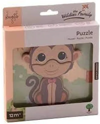 Immagine prodotto di Puzzle di legno con animali - Scimmia