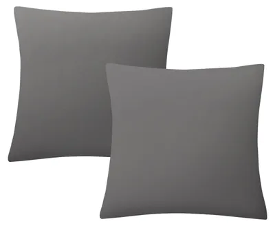 Stretch-Bankbezug mit Armlehnen, 2 Kissenbezüge 45×45 cm, grau