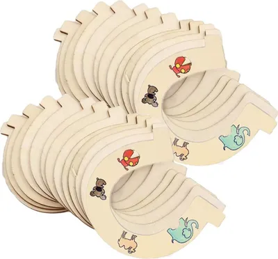 Produktbild von Holz Hufeisen Basteln Hufeisen 48 Stücke Holzscheiben Scheiben Ausschnitte unvollendete Dekoration Holzverzierungen Dekorationen für Party DIY Handwerk Hochzeit Party und Geburtstag