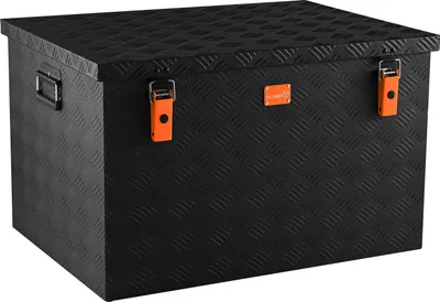 Produktbild von ALUBOX Riffelblech Alukiste 1.5mm Stärke 190 Liter schwarz