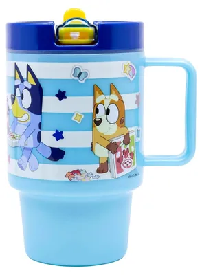 Produktbild von Kinderbecher aus Kunststoff mit Deckel, 530 ml