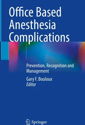 Produktbild von Office Based Anesthesia Complications