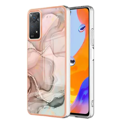 Obrázek produktu pro Pouzdro pro Xiaomi Redmi Note 11Pro 5G / 4G, vzorované TPU silikonové pouzdro, nárazuvzdorný bumper Crème