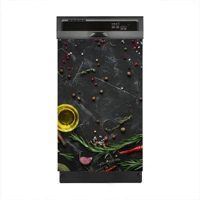 Produktbild von Aufkleber sticker 45x70 cm Dekorative folie Spülmaschine - Gewürze Gemüse