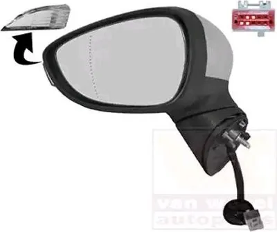 Immagine prodotto di Specchietto retrovisore esterno Van Wezel con primer a sinistra per Ford Fiesta VI dal 10/2012