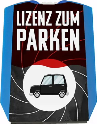 Produktbild von Lizenz zum Parken Geheimagent Parkscheibe mit 2 Einkaufswagenchips
