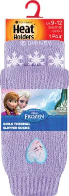 Produktbild von Heat Holders BSKHL552D1 Mädchen ABS-Socken im Disney Frozen Design Größe 27-30