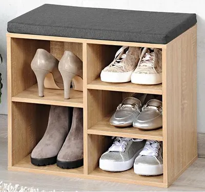 Obrázek produktu pro KESPER Botník S Podsedákem 515 X 48 X 295 cm Imitace Dub 15925