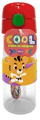 Produktbild von Trinkflasche für Kinder mit Gummiband und Trageband 480 ml