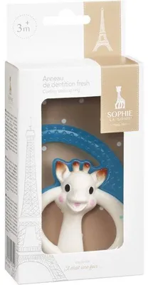 Image de Anneau de dentition Sophie la Girafe, Réfrigérable, Liquide Rafraîchissant, Apaise les gencives