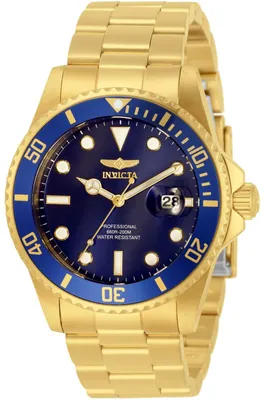Produktbild von Invicta Pro Diver 33270 Herrenuhr - Quarzwerk - Edelstahl mit blauem Zifferblatt - 42 mm