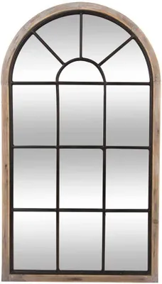 Image de Atmosphera - Miroir Zoé - Métal et bois - 60 x 107 cm - Noir