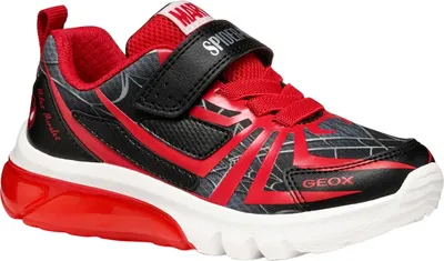 Produktbild von Geox - Jungen Sneaker "Ciberdron" FS11518 (34,5 EU) (Schwarz/Rot)