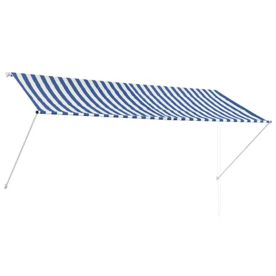 Immagine prodotto di Tenda da Sole Retrattile 300x150 cm Blu e Bianco